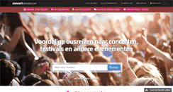 Desktop Screenshot of concertvervoer.com